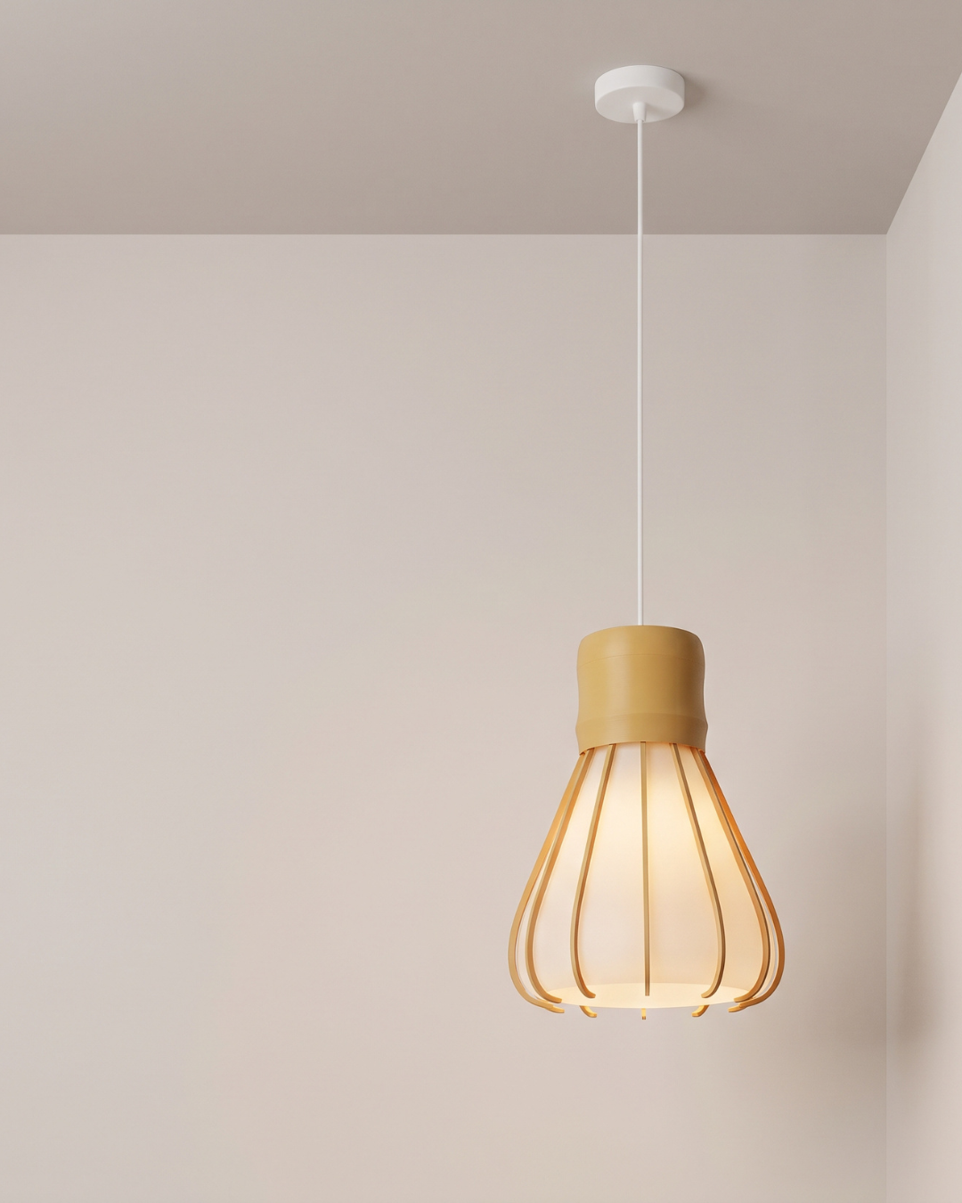 Matcha Pendant Lamp โคมไฟแปรงชงชามัทฉะแบบแขวน
